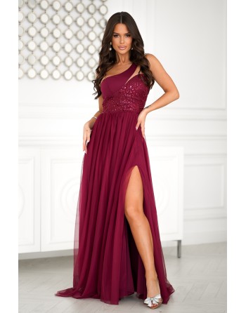  Robe longue model 204862 Bicotone 