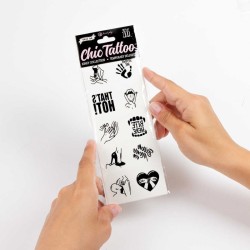 Kinky collection - Tatouages temporaires pack de 10