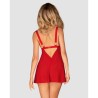 Elianes babydoll et string - Rouge