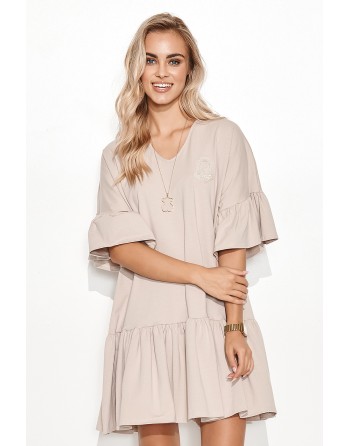  Robe de jour model 162927 Makadamia 