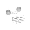 Desir Métallique - Menottes Bracelets - Argent