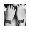 Plaisir Nacre - Menottes Bracelets - Noir