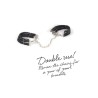 Plaisir Nacre - Menottes Bracelets - Noir