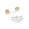 Désir Métallique - Menottes Bracelets - Or