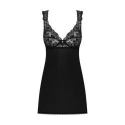 Donna Dream babydoll et String - Noire