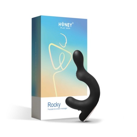 Rocky - vibromasseur pour la prostate et le scrotum - Noir