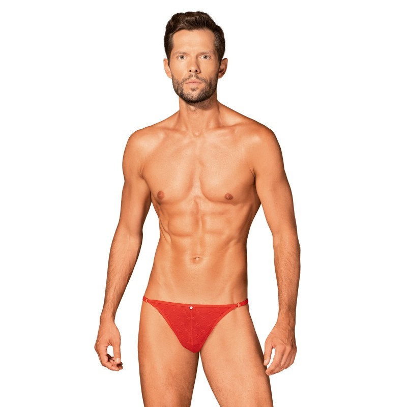 Obsessiver String Homme rouge