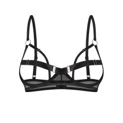 Euridia soutien-gorge ouvert - Noir