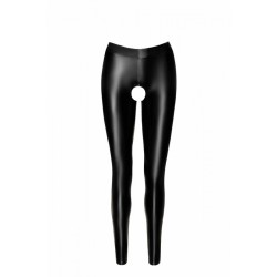 F304 Leggings Taboo wetlook avec entrejambe et fesses ouvertes