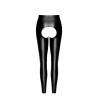 F304 Leggings Taboo wetlook avec entrejambe et fesses ouvertes