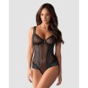 Amanta Body ouvert - Noir et Turquoise