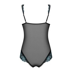 Amanta Body ouvert - Noir et Turquoise