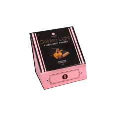 Poudre comestible chocolat aphrodisiaque et plumeau - Secret play