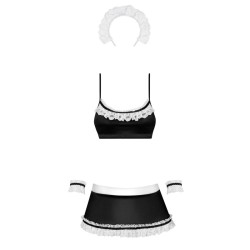 Maid set Costume de soubrette - Noir