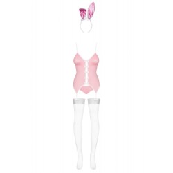 Bunny suit Costume Lapin 4 pcs rose 