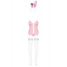 Bunny suit Costume Lapin 4 pcs rose 