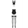 Bunny Costume 4 pcs - Noir