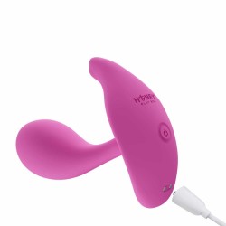 Oly 2 Vibromasseur à pression et application controlable avec le voix Rose