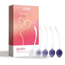 Berry - Set de 5 Boules de geisha - Prurple