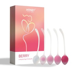 Berry - Set de 5 Boules de geisha - Rose