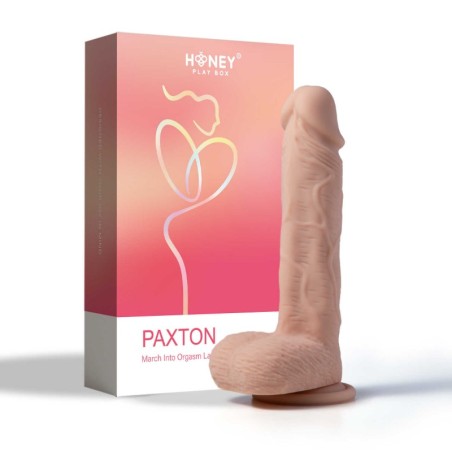 Paxton gode réaliste vibrant et rotatif avec appli 21 cms - Chair