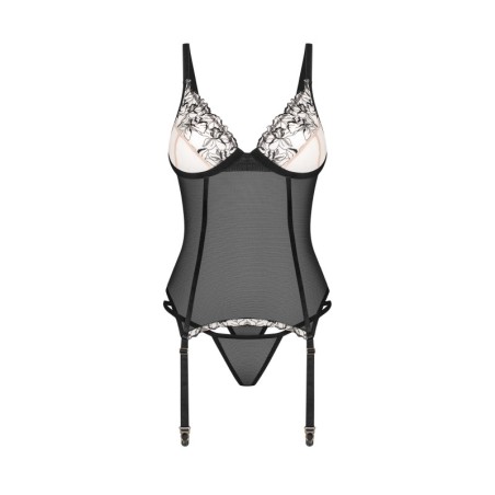 Vila blanes corset et string - Noirs