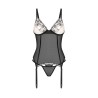 Vila blanes corset et string - Noirs