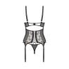 Vila blanes corset et string - Noirs