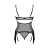 Sherila Corset et string - noir