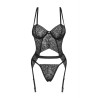 Yaskana Corset et string noir