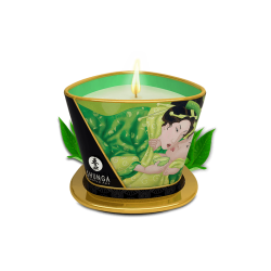 Bougie de massage lueur et caresses - Zenitude Thé vert exotique