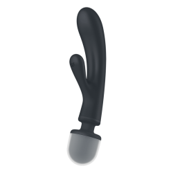 Triple lover Rabbit et Wand Satisfyer - Noir