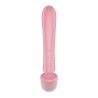 Triple lover Rabbit et Wand Satisfyer - Rose