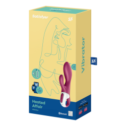 Vibromasseur rabbit chauffant Satisfyer Heated Affair - Violet