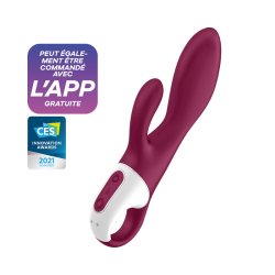 Vibromasseur rabbit chauffant Satisfyer Heated Affair - Violet