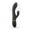 Vibromasseur Dorcel Glam Rabbit 21.8 cm - Noir et Or