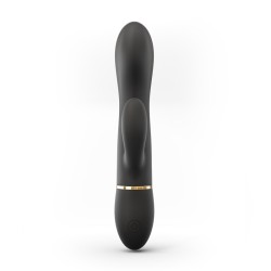 Vibromasseur Dorcel Glam Rabbit 21.8 cm - Noir et Or