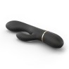 Vibromasseur Dorcel Glam Rabbit 21.8 cm - Noir et Or