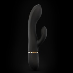 Vibromasseur Dorcel Glam Rabbit 21.8 cm - Noir et Or