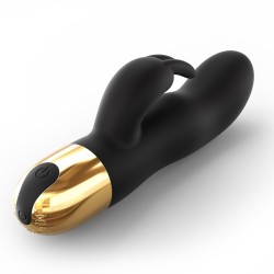 Vibromasseur Rabbit Expert G - Noir et Or