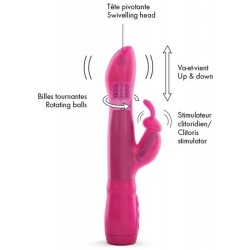 Vibromasseur Furious Rabbit - Rose