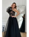  Robe longue model 190496 Bicotone 