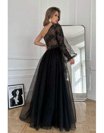  Robe longue model 190496 Bicotone 