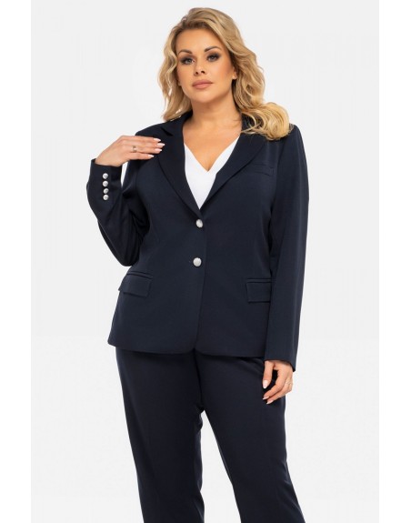  Blazer femme taille plus model 190933 Karko 