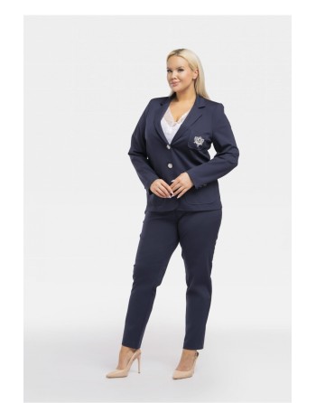  Blazer femme taille plus model 195029 Karko 